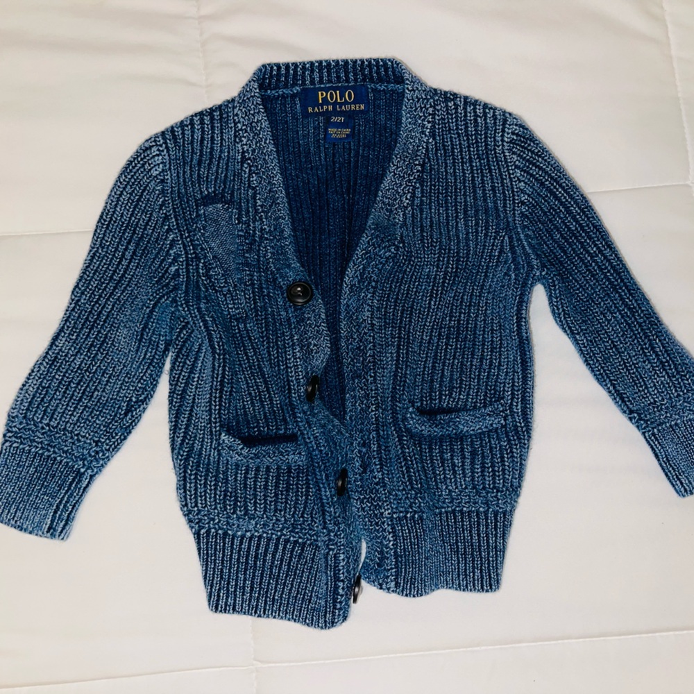Polo by Ralph Lauren indigo Shawl-Collar Cardigan